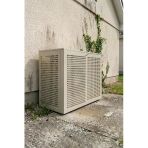 Klima Motoru/Dış Ünite Gizleme/Koruma Kafesi L 120X62x110(H) Square Açık Gri