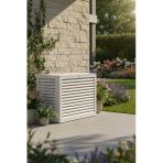 Klima Motoru/Dış Ünite Gizleme/Koruma Kafesi S 9000 Btu - 18000 Btu 98X50x70(H) Açısız Condor Beyaz