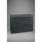 Klima Motoru/Dış Ünite Gizleme/Koruma Kafesi Xs 7000 Btu - 9000 Btu 86X44x65(H) Alminyum Radius Antrasit
