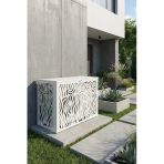 Klima Motoru/Dış Ünite Gizleme/Koruma Kafesi Xs 7000 Btu - 9000 Btu 86X44x65(H) Cormoran Beyaz
