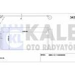 KLIMA RADYATORU BMW E60 E65 M57 N57 N67 KALE 343070