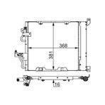 Klima Radyatörü Kondenseri Opel Astra H 04 10 Zafıra B 05 15 1.3-1.7-1.9 Cdtı-Dt-Dth-Dtl