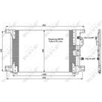 KLIMA RADYATORU MERCEDES ACTROS MP2 MP3 96 > (KURUTUCUSUZ) NRF-35772