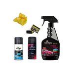 Klima Temizleyici + Oto Parfüm + 500ML Hızlı CILA+2AD Göğüs Parlatıcı+Mikrofiber Bez Ebrayn -6 Parça