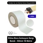 #KlimaBandı Klima Boru İzolasyon Sargı Bandı 50mm 18 Metre PVC UV Dayanıklı Su Geçirmez Dekoratif Sa