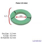 Klingrit Conta Yeşil (10 Adet) 12*05*0,2