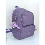 Klinkır Suya Dayanıklı Klinkır Kumaş Günlük&okul Kullanım Sırt Çantası - 7134P - Lila