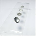 KLİNKSHOP 10 mm Cüzdan Çıtçıtı Malzeme Paketi. Cüzdan Giyim, Çanta, Deri İçin 50 Adet Gümüş Renk (Nikel Free) Çıtçıt (takım)- Paslanmaz Pirinç