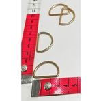 Klinkshop Çanta Askısı Tokası 3 Cm- D Toka- 4 Adet - Gold Renk