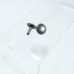 KLİNKSHOP Rivet 7 mm Siyah Renk Kendin Yap Kiti, Çanta, Cüzdan, Kemer, Kot Pantolon, Için Çekiçle Uygulama Aparatları ve 25 Adet Malzeme (Takım)-Paslanmaz Pirinç