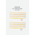 Klintex Karcher Sc1 Multi & Up Uyumlu Yedek Mop Bezi 2 Adet Mikrofiber