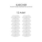 Klintex Karcher Uyumlu Buharlı Temizlik Makineleri için Yedek El Aparatı Mop Başlığı SC3 SC4 SC5 12 Adet