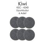 Klintex Kiwi KSC 4240 Buharlı Temizlik Uyumlu Yedek Mop Bezi 6 Adet