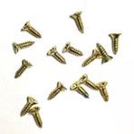 Klips, Menteşe, Ayak, Ağaç, Sunta Vidası 2,2X7,5Mm - Sarı 100 Adet (7474)