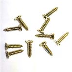 Klips, Menteşe, Ayak, Ağaç, Sunta Vidası 2,2X9,5Mm - Sarı 1000 Adet (7474)