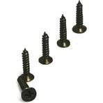 Klips, Menteşe, Ayak, Ağaç, Sunta Vidası 3X13 mm - Siyah 100 Adet - Renkli