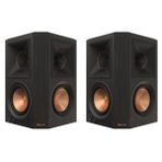 Klipsch RP-502S II Surround Ses Hoparlörü (Çift) - Titanyum LTS Tweeter, Surround Sound Speakers, 90° X 90° Silikon Kompozit Tractrix® Horn, Sağlam, Esnek Ve Çıkartıp Takılabilen Ön Izgara, Siyah