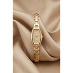 KLISHE Butik Kadın Çelik Saat Gold Renk Oval Kasa Old Money Vintage Luxury Edition Lüks Kadın Kol Saati 2026