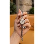 KLISHE Butik Kadın Çelik Saat Gümüş Renk Butterfly Charm Mavi Taşlı Old Money Vintage Lüks Zarif Şık Kadın Kol Saati | Limited Edition 2026