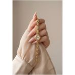 KLISHE Butik Pinterest Kadın Çelik Saat Gold Renk Minimal İnce Kasa Vintage Old Money Luxury Zarif Şık Kadın Kol Saati | Limited Edition 2026