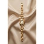 KLISHE Butik Pinterest Kadın Çelik Saat Gold Renk Özel Tasarım Old Money Vintage High Quality Luxury | Zincir Kordon Lüks Zarif Şık Kadın Kol Saati | Limited Edition 2026