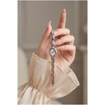 KLISHE Butik Pinterest Kadın Çelik Saat Gümüş Renk Minimal İnce Kordon Vintage Old Money Luxury Zarif Şık Kadın Kol Saati | Limited Edition 2026