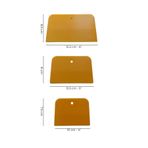 KLON 3'lü set Ragle/Plastik Spatula/Çekçek;Cam filmi,Cam sticker,PPF,kaporta macun, Derz/Silikon,alçı,Hamur