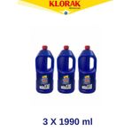 Klorak 3 Adet 1990 ml Kireç Sökücü
