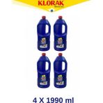 Klorak 4 Adet 1990 ml Kireç Sökücü - 2 lt