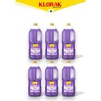 Klorak Lilyum Yüzey Temizleyici 1970 ml 6 Adet - Mor