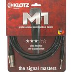 Klotz M1 MY206 TRS x Female XLR Klotz Uçlu Balanced Kablo Siyah 1M
