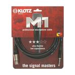 Klotz M1 MY206 TRS x Female XLR Klotz Uçlu Balanced Kablo Siyah 7,5m
