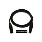 Klotz & Neutrik Tam Bakır Xlr Erkek - Xlr Dişi Black Mikrofon Kablosu Mavi - 9 Metre