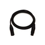 Klotz & Neutrik Tam Bakır Xlr Erkek - Xlr Dişi Black Mikrofon Kablosu Siyah - 1 Metre