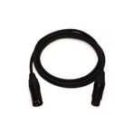 Klotz & Neutrik Tam Bakır Xlr Erkek - Xlr Dişi Black Mikrofon Kablosu Siyah - 3 Metre