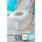 Klozet Kapağı Kılıfı Hijyenik Seyahat Tek Kullanımlık Klozet Wc Örtüsü 50 Adet 720809