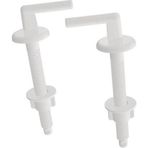 Klozet Kapağı Montaj Vidası Seti 4 Parça 2 Adet 10 Cm Pvc Klozet Kapağı Montaj Vidası