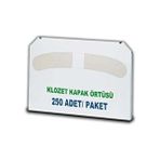 Klozet Kapak Örtüsü 250'LI - Beyaz