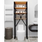 Klozet Üstü Düzenleyici Raf Banyo Düzenleyici Atlantik Çam