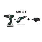 KLPRO Klpro Set-9 (şarjli Darbeli Vidalama/matkap+850 W 115 Mm Elektrikli Avuç Taşlama)