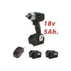 Klpro KLSS18B-50 18 Volt 5.0Ah Şarjlı Somun Sıkma Li-İon Kömürsüz Çift Akülü Somun Sıkma