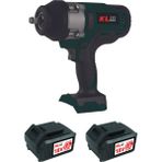 Klpro KLSS18BHX-50 18V/5.0Ah. 800Nm Kömürsüz Çift Akülü Şarjlı Somun Sıkma/Sökme Makinesi