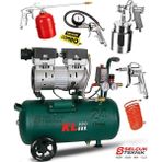 Klpro Sessiz Hava Kompresörü KLK25S 1 Hp 24 Lt 8 Bar Hediyeli Set