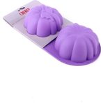 KLT Pumpkın Mor 27x15x6 cm Silikon Kek Kalıbı