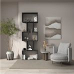 Klube Concept Modern Antrasit Kitaplık Estetik 100 % Mdf - Gri