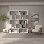 Klube Concept Modern Beyaz Kitaplık Estetik Kütüpane 100% Mdf