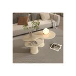 klubeconcept ARYA YUVARLAK BOHEM AYAKLI ORTA SEHPA VE YAN SEHPA % 100 MDF