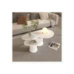 klubeconcept ARYA YUVARLAK BOHEM AYAKLI ORTA SEHPA VE YAN SEHPA 2Li % 100 MDF