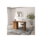 klubeconcept Bohem %100 MDF Oval Tasarım Ofis ve Çalışma Masası 120 cm