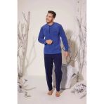 Kly Erkek Midi Yaka Polar Pijama Takımı 7306